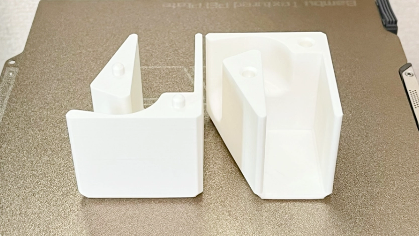 3Dプリンターで印刷した非電源スマホスピーカー
